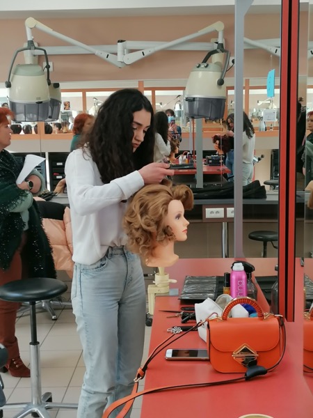 Dégagement d'une coiffure