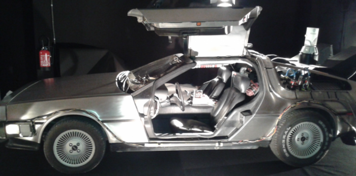 La DeLorean de la trilogie Retour vers le Futur