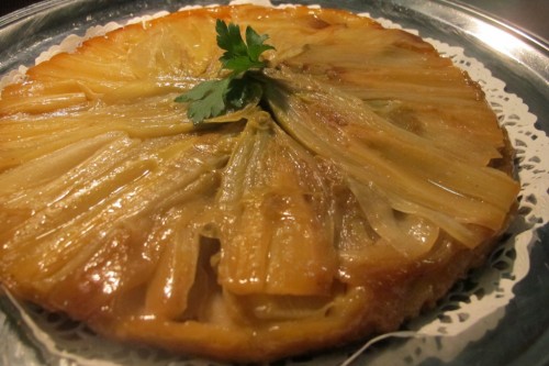 Tarte Tatin aux endives