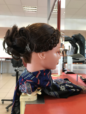 Coiffure Chignon par Amandine CAP 1ère année