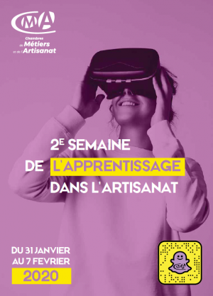 Affiche 2020 de la semaine de l’apprentissage dans l’artisanat