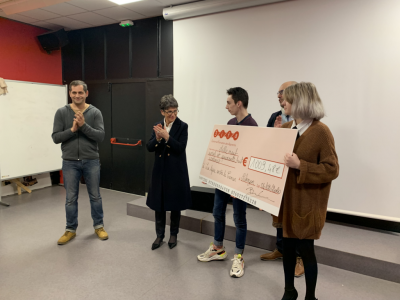 1 009,48 € en faveur de la Ligue contre le Cancer