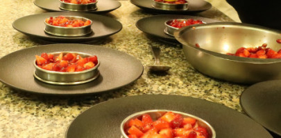réalisation du tartare de fraise