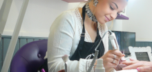 Nail art alencon esthétisme esthétique ongles