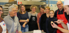 Jonathan Rameaux en démonstration au cours de pâtisserie
