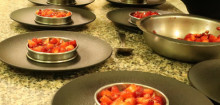 réalisation du tartare de fraise