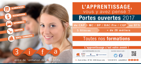 Portes ouvertes du CFA : les 20 janvier et 11 mars 2017