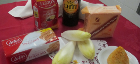 Quelques ingrédients du menu
