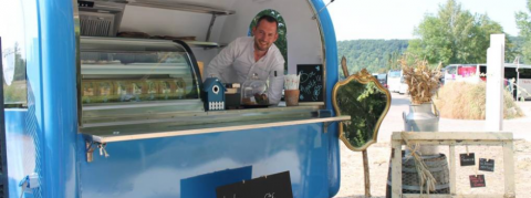 Le food truck de David réveille les papilles David Gallienne food truck Jardin des Plumes