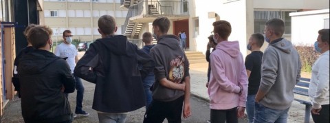 Les apprentis de seconde mécanique découvrent les locaux