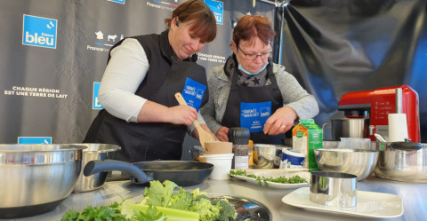 France Bleu Normandie cuisine pour vous au marché d'Alençon
