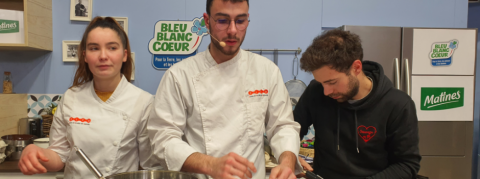 Le stand Bleu-Blanc-Coeur nous accueillait au Salon International de l'Agriculture